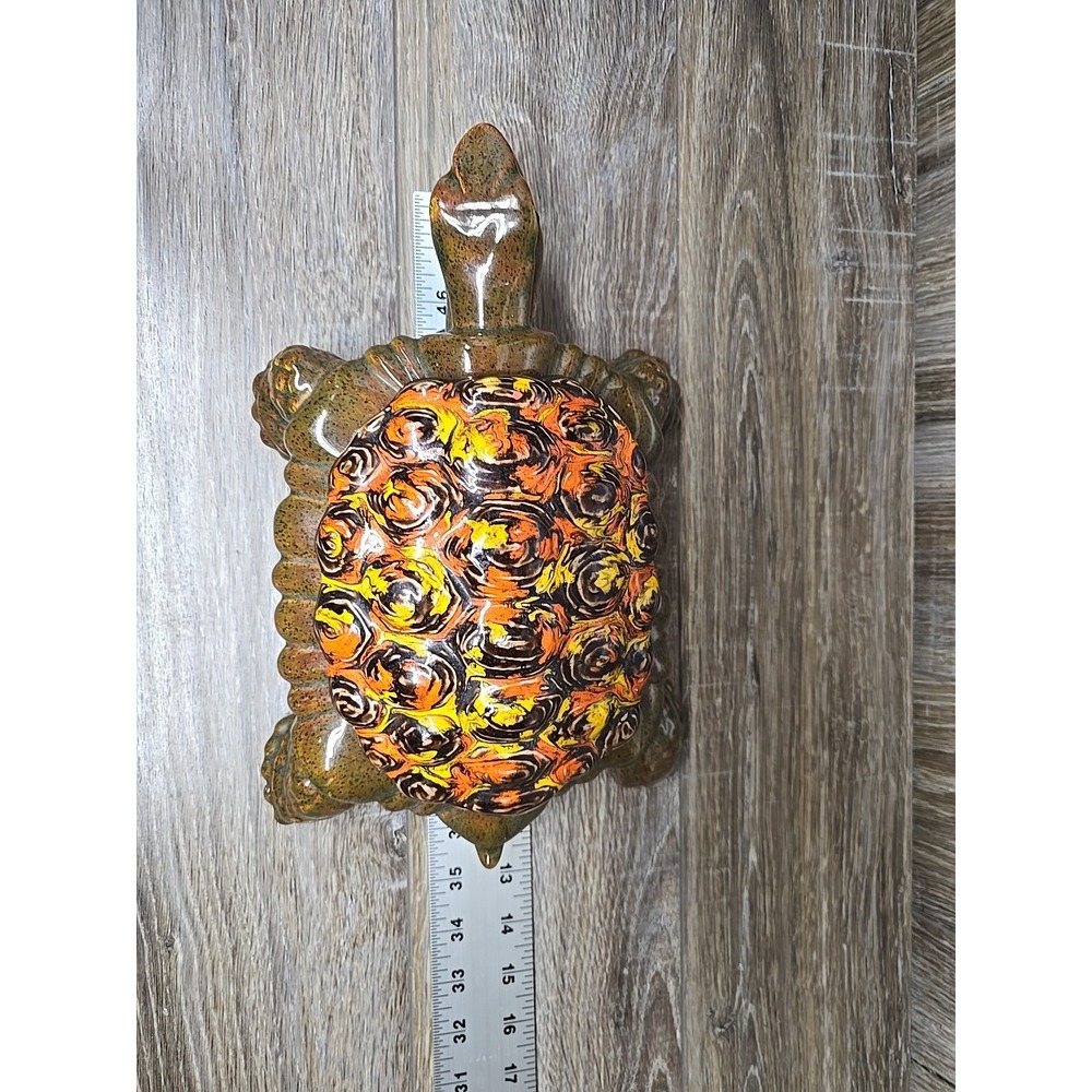 ARNELS Ceramic Tortoise / Turtle Trinket Box Key Holder Vintage - Picture 10 of 11